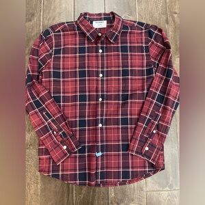Old Navy Boys’ Red Plaid Shirt